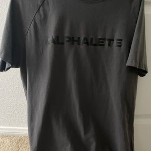 Alphalete grey performance shirt